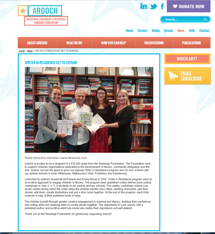 Ardoch and Readings Grant