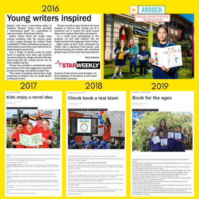 Emma Bowd - Ardoch Writer in Residence Press 2016 - 2019